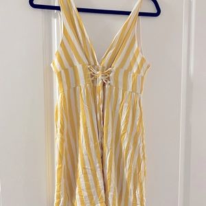 Stripped Yellow Sundress